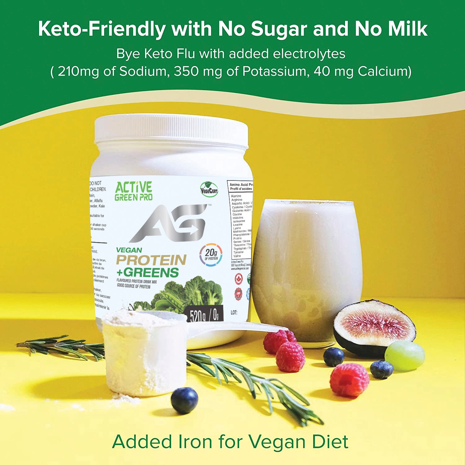 Active Green Pro Vegan Protein + Greens